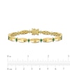 Eternally Bonded Marquise-Cut Emerald Station Cinch Line Bracelet in 10K Gold - 7.25"