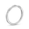 Circle of Gratitude® Collection 0.20 CT. T.W. Diamond Twist Band in 10K White Gold