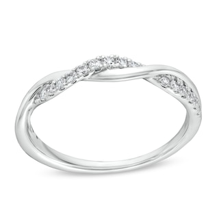 Circle of Gratitude® Collection CT. T.W. Diamond Polished Twist Band in Sterling Silver