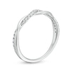 Thumbnail Image 2 of Circle of Gratitude® Collection 0.20 CT. T.W. Diamond Polished Twist Band in Sterling Silver