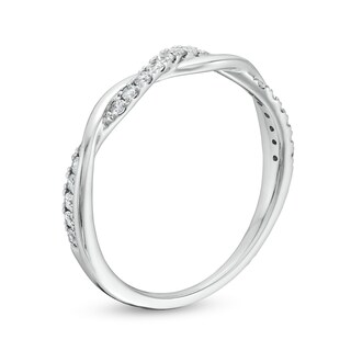 Circle of Gratitude® Collection CT. T.W. Diamond Polished Twist Band in Sterling Silver