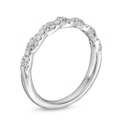 Circle of Gratitude® Collection 0.25 CT. T.W. Diamond Twist Band in Sterling Silver