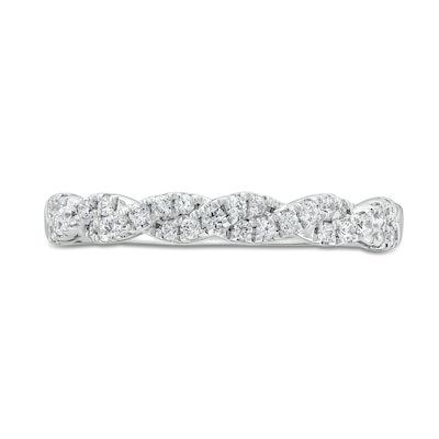 Circle of Gratitude® Collection 0.25 CT. T.W. Diamond Twist Band in Sterling Silver