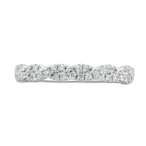 Circle of Gratitude® Collection 0.25 CT. T.W. Diamond Twist Band in Sterling Silver