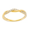 Circle of Gratitude® Collection 0.20 CT. T.W. Diamond Polished Braided Band in 10K Gold