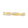 Circle of Gratitude® Collection 0.20 CT. T.W. Diamond Polished Braided Band in 10K Gold