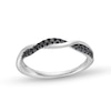 Thumbnail Image 0 of Circle of Gratitude® Collection 0.20 CT. T.W. Black Diamond Polished Braided Band in Sterling Silver