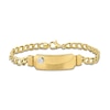 Thumbnail Image 0 of Eternally Bonded Men's 0.20 CT. Diamond Bottle with Cap I.D. Curb Chain Bracelet in 14K Gold