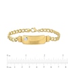 Thumbnail Image 1 of Eternally Bonded Men's 0.20 CT. Diamond Bottle with Cap I.D. Curb Chain Bracelet in 14K Gold