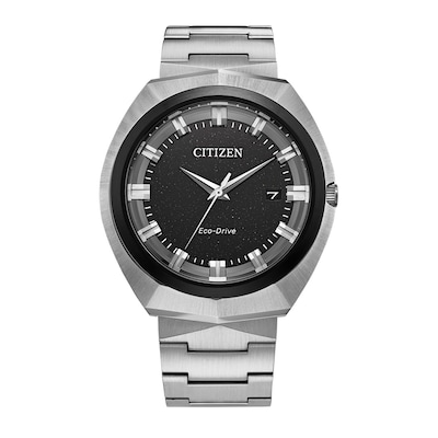 Men's Citizen Calibre E365 Watch with Black Dial (Model: BN1014-55E)