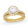 Thumbnail Image 0 of 2.00 CT. T.W. Certified Lab-Created Diamond Frame Bridal Set in 18K Gold (F/VS2)