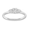 Thumbnail Image 4 of 0.50 CT. T.W. Certified Lab-Created Diamond Past Present Future® Engagement Ring in 14K White Gold (F/SI2)