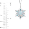 Thumbnail Image 2 of Collector’s Edition Enchanted Disney Frozen 10th Anniversary Snowflake Pendant in Sterling Silver