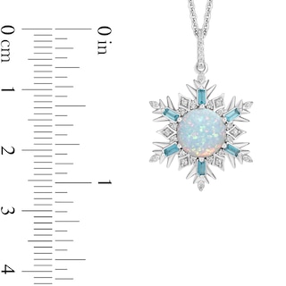 Collector’s Edition Enchanted Disney Frozen 10th Anniversary Snowflake Pendant in Sterling Silver