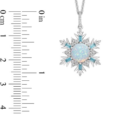 Collector’s Edition Enchanted Disney Frozen 10th Anniversary Snowflake Pendant in Sterling Silver