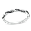 Thumbnail Image 0 of Circle of Gratitude® Collection 0.065 CT. T.W. Black Diamond Polished Twist Band in Sterling Silver