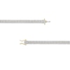 Thumbnail Image 2 of Men's 1.00 CT. T.W. Diamond Miracle Double Row Bracelet in 10K Gold - 8.5"