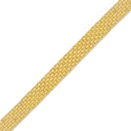 6.0mm Bismark Link Multistrand Bracelet in Solid 18K Gold - 7.25&quot;