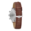 Thumbnail Image 2 of Men's Bulova Classic Sutton Brown Strap Chronograph Watch with Blue Dial (Model: 96B402)