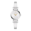 Thumbnail Image 0 of Ladies' Marc Anthony Modern Diamond Accent Silver-Tone Bangle Watch with White Dial (Model: 96P241)