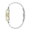 Thumbnail Image 1 of Men's Bulova Sutton Two-Tone Watch with Rectangular White Dial and Skeleton Heart (Model: 98A308)