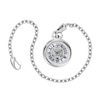 Thumbnail Image 0 of Men's Bulova Sutton Blue Accents Pocket Watch with Skeleton Dial (Model: 96A304)