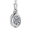Thumbnail Image 1 of Men's Bulova Sutton Blue Accents Pocket Watch with Skeleton Dial (Model: 96A304)