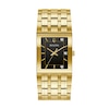 Thumbnail Image 1 of Men's Bulova Quadra Marc Anthony Diamond Accent Gold-Tone Watch with Black Square Dial (Model: 97D132)