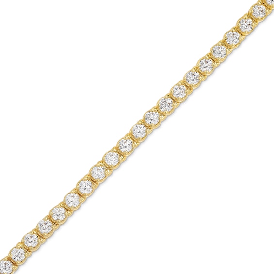 Men's 7.00 CT. T.W. Certified Lab-Created Diamond Tennis Bracelet in 10K Gold (F/SI2) - 8.5"