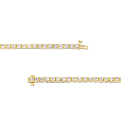 Men's 7.00 CT. T.W. Certified Lab-Created Diamond Tennis Bracelet in 10K Gold (F/SI2) - 8.5"