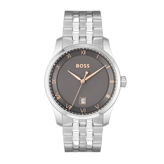 Men's Hugo Boss Principle Watch with Textured Dial (Model