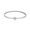 Thumbnail Image 0 of Unstoppable Love™ Diamond Accent Heart Frame Bangle in Sterling Silver