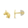 Thumbnail Image 1 of Child's Unicorn Stud Earrings in 14K Gold