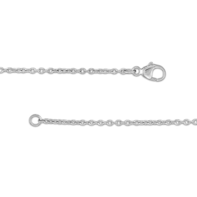 Unstoppable Love™ Diamond Accent Circle Frame Bracelet in Sterling Silver - 7.5"