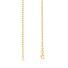Thumbnail Image 2 of 2.0mm Bead Chain with Heart Dangle Bracelet in 10K Gold - 7.5"