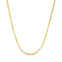 2.0mm Serpentine Chain Necklace in Solid 10K Gold - 18&quot;