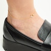 Thumbnail Image 1 of Diamond Accent Circle Anklet in 10K Gold