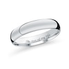 Thumbnail Image 0 of Men's Engravable 4.0mm Band in 10K White Gold (1 Line)