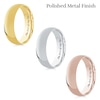 Men's Engravable 6.0mm Band in 10K Gold (1 Line