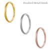 Thumbnail Image 1 of Men's Engravable 2.0mm Band in 10K Rose Gold (1 Line)