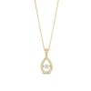 Thumbnail Image 1 of Unstoppable Love™ 0.50 CT. T.W. Diamond Vintage-Style Teardrop Pendant in 10K Gold