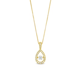 Unstoppable Love™ 0.50 CT. T.W. Diamond Vintage-Style Teardrop Pendant in 10K Gold