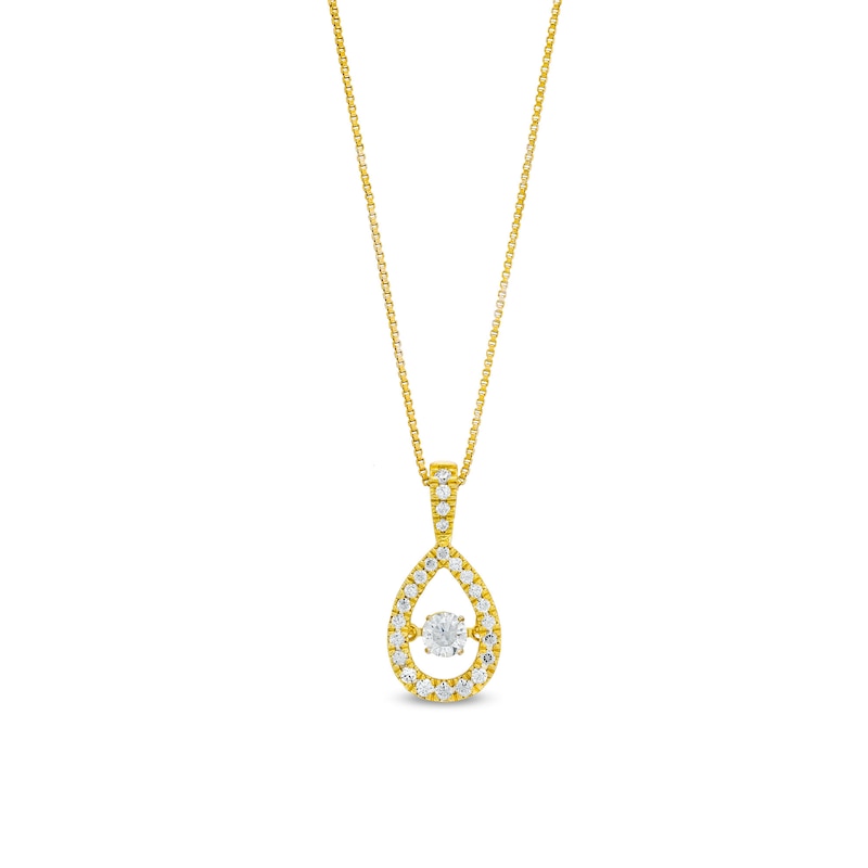 Unstoppable Love™ 0.50 CT. T.W. Diamond Vintage-Style Teardrop Pendant ...