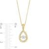 Thumbnail Image 3 of Unstoppable Love™ 0.50 CT. T.W. Diamond Vintage-Style Teardrop Pendant in 10K Gold