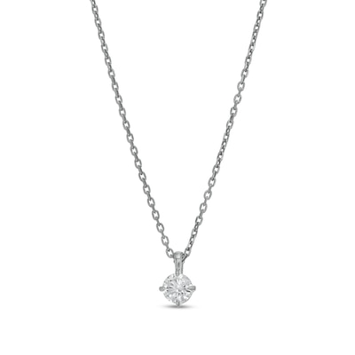 CT. Diamond Solitaire Pendant in 14K Gold (J/I2