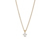 Thumbnail Image 1 of 0.20 CT. Diamond Solitaire Pendant in 14K Gold (J/I2)