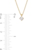 Thumbnail Image 4 of 0.30 CT. Diamond Solitaire Pendant in 14K Gold (J/I2)