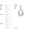 Unstoppable Love™ 0.25 CT. T.W. Diamond Teardrop Earrings in Sterling Silver