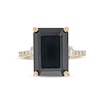 EFFY™ Collection Black Onyx and 0.18 CT. T.W. Diamond Ring in 14K Gold