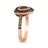 Thumbnail Image 1 of Le Vian® Passion Ruby™ and 0.50 CT. T.W. Diamond Heart Ring in 14K Strawberry Gold™